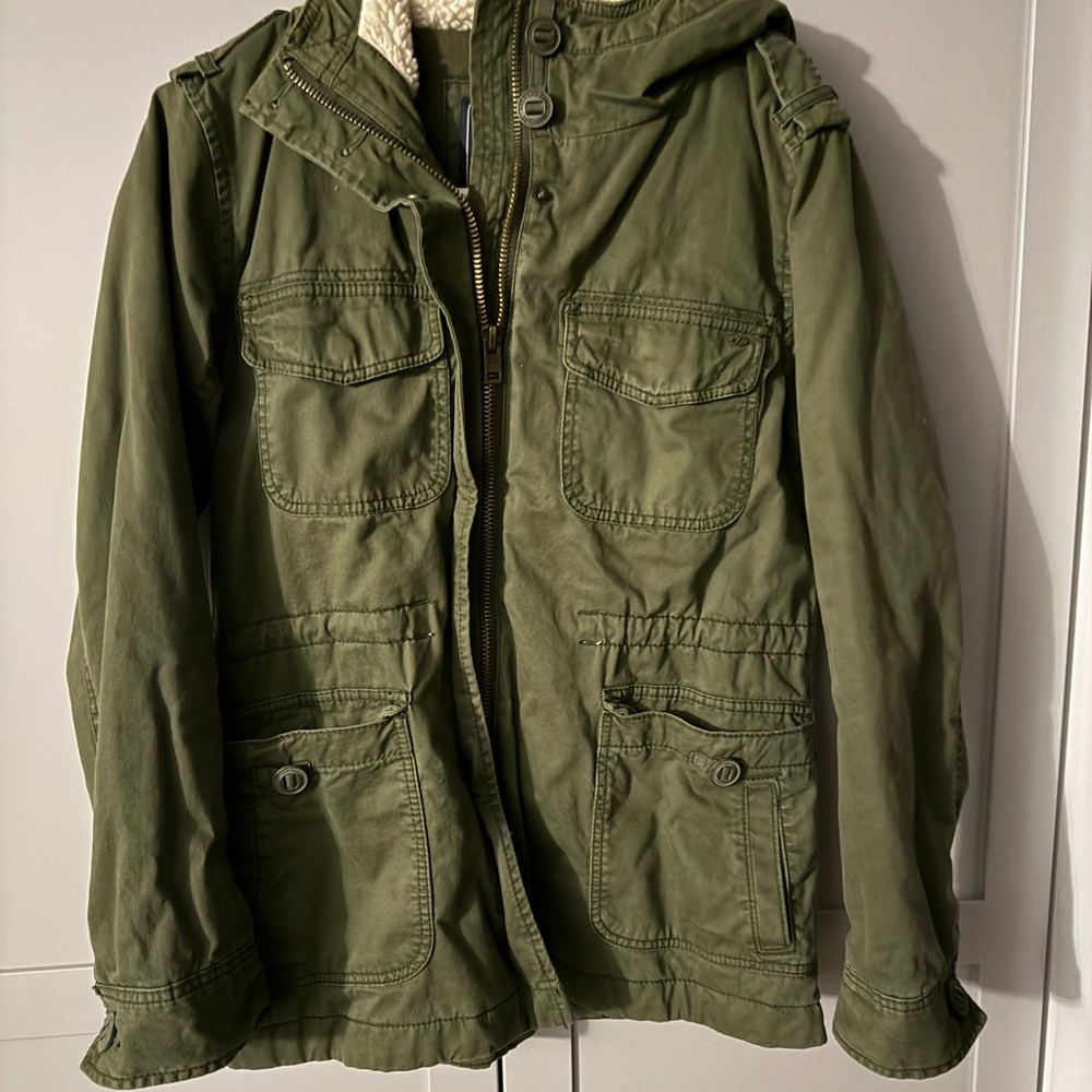 American Eagle Outfitters Forest Green Jacket